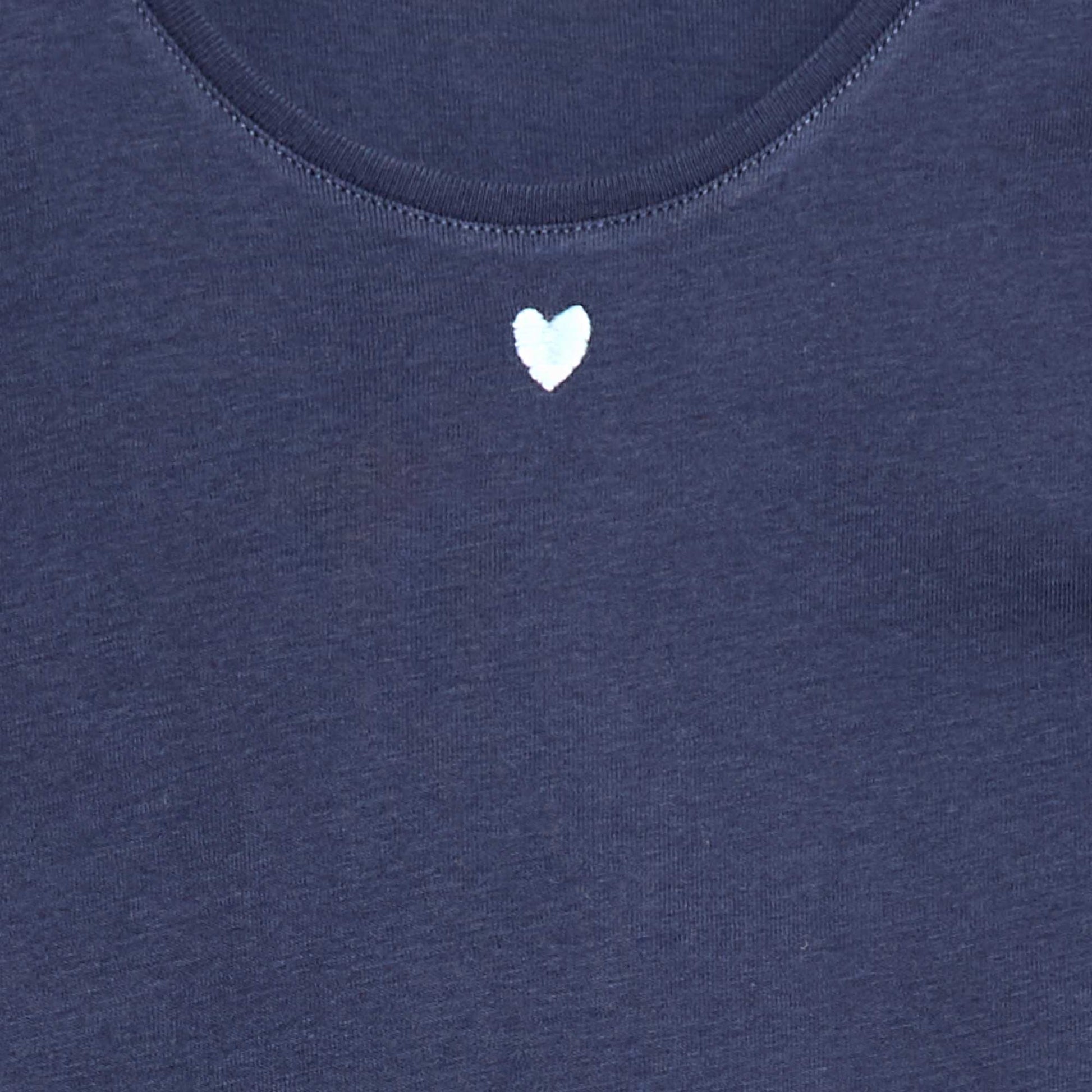 Pyjama long en popeline - 2 pièces BLEU