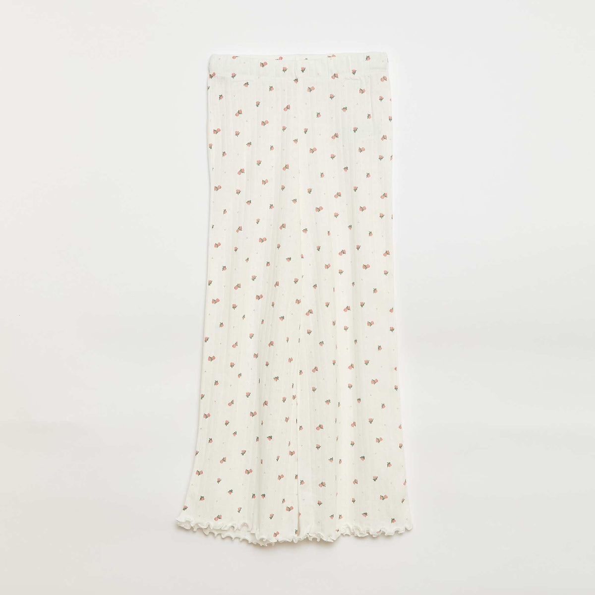 Ensemble de pyjama en maille pointelle - 2 pièces BLANC