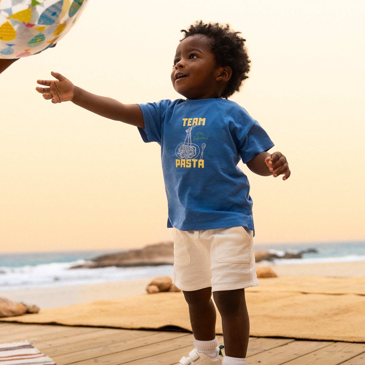 T-shirt imprimé fantaisie BLEU