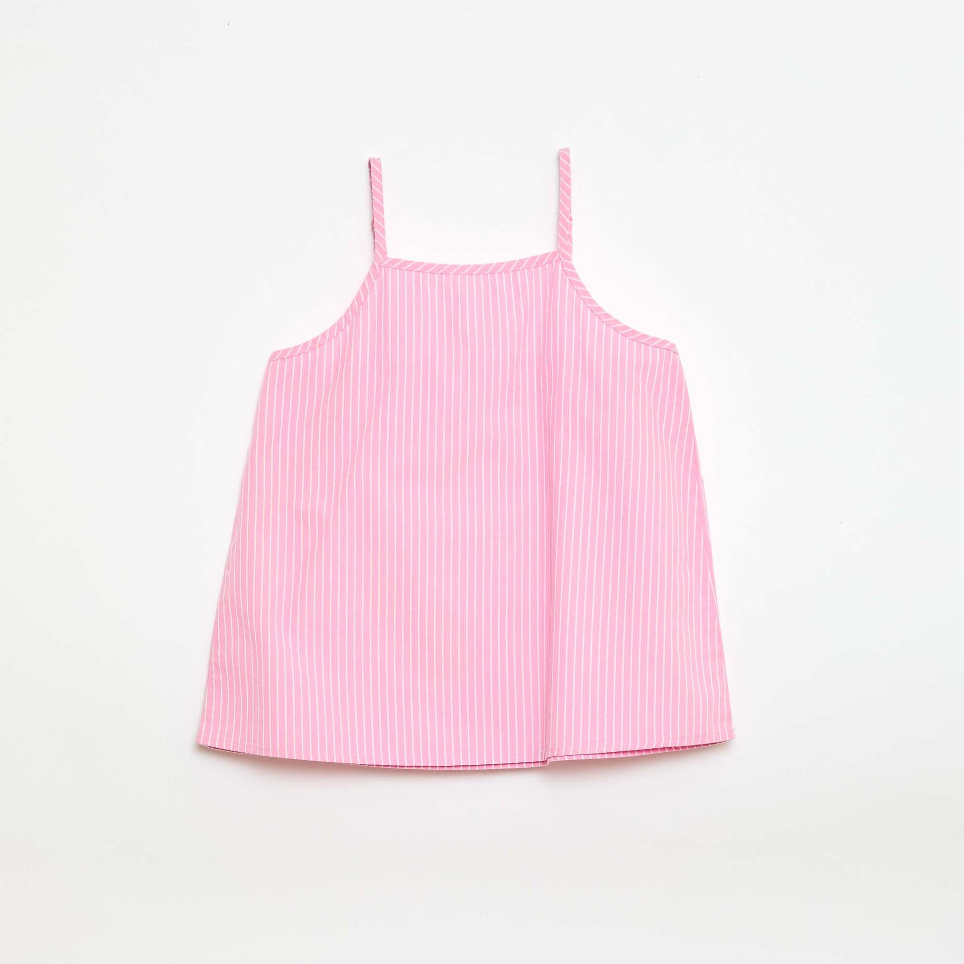 Top en popeline rayé ROSE