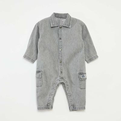 Combinaison en jean GRIS
