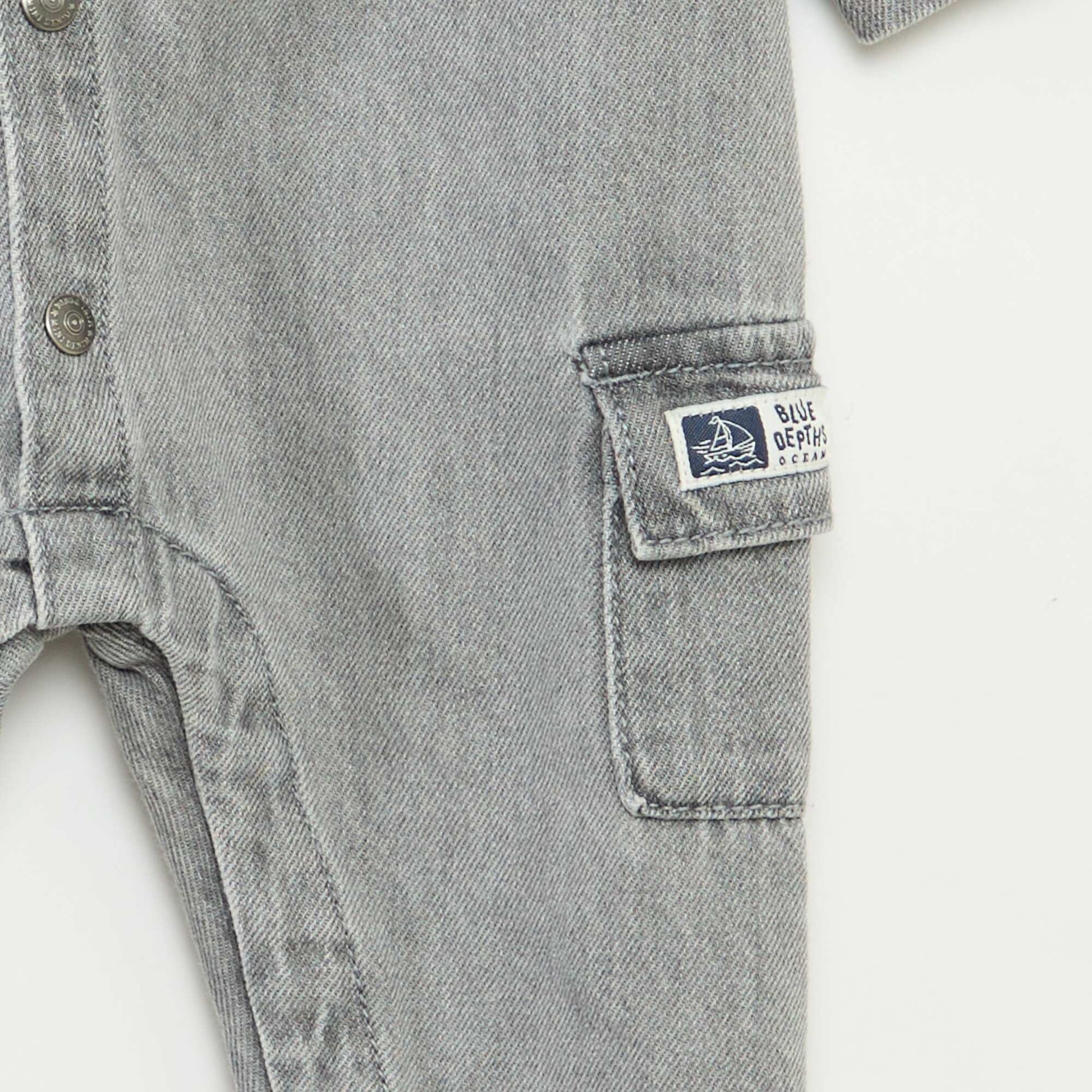 Combinaison en jean GRIS