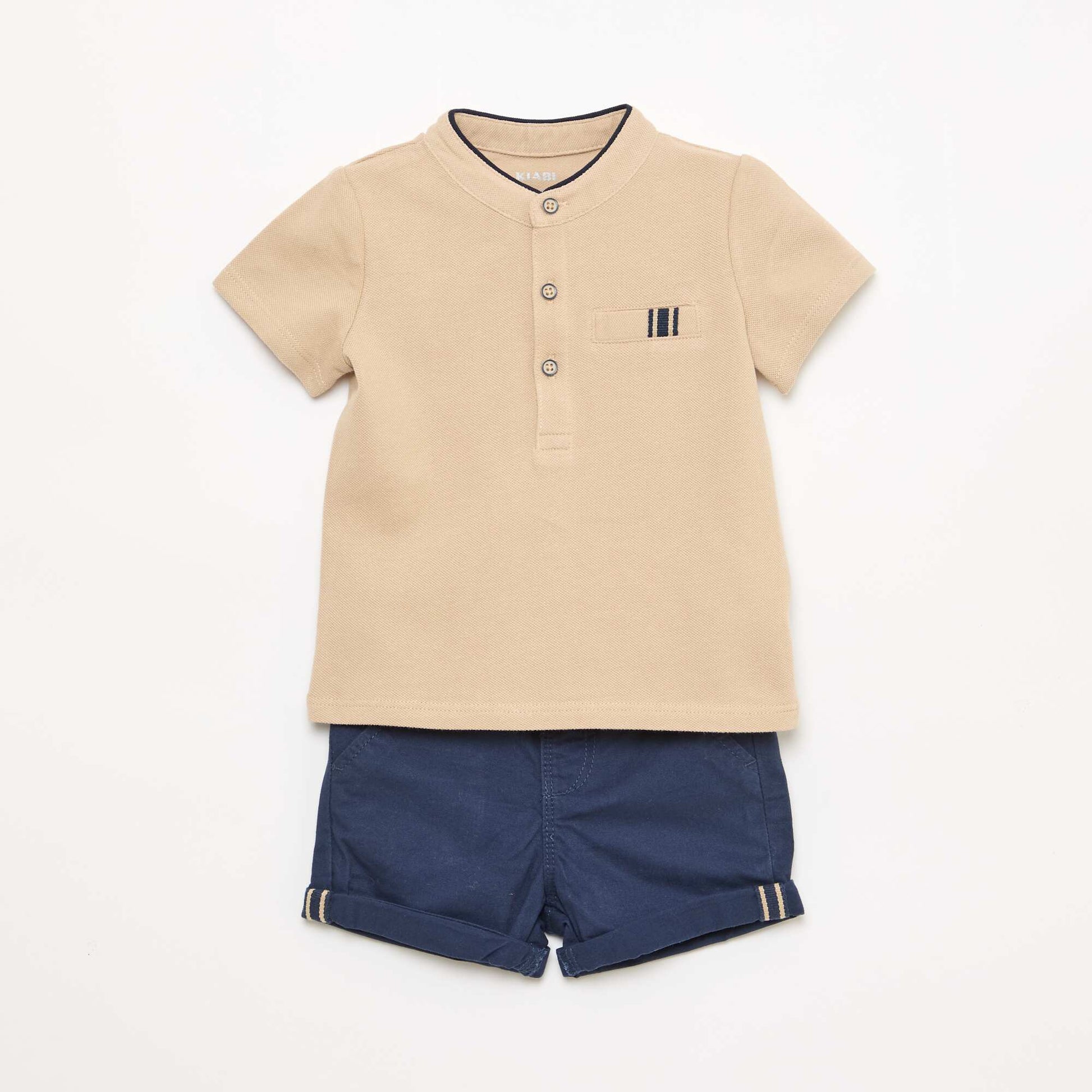 Ensemble polo + short - 2 pièces BEIGE