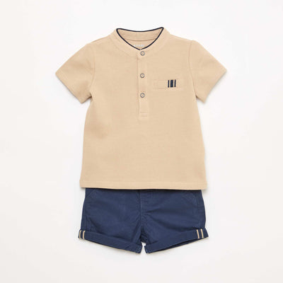 Ensemble polo + short - 2 pièces BEIGE
