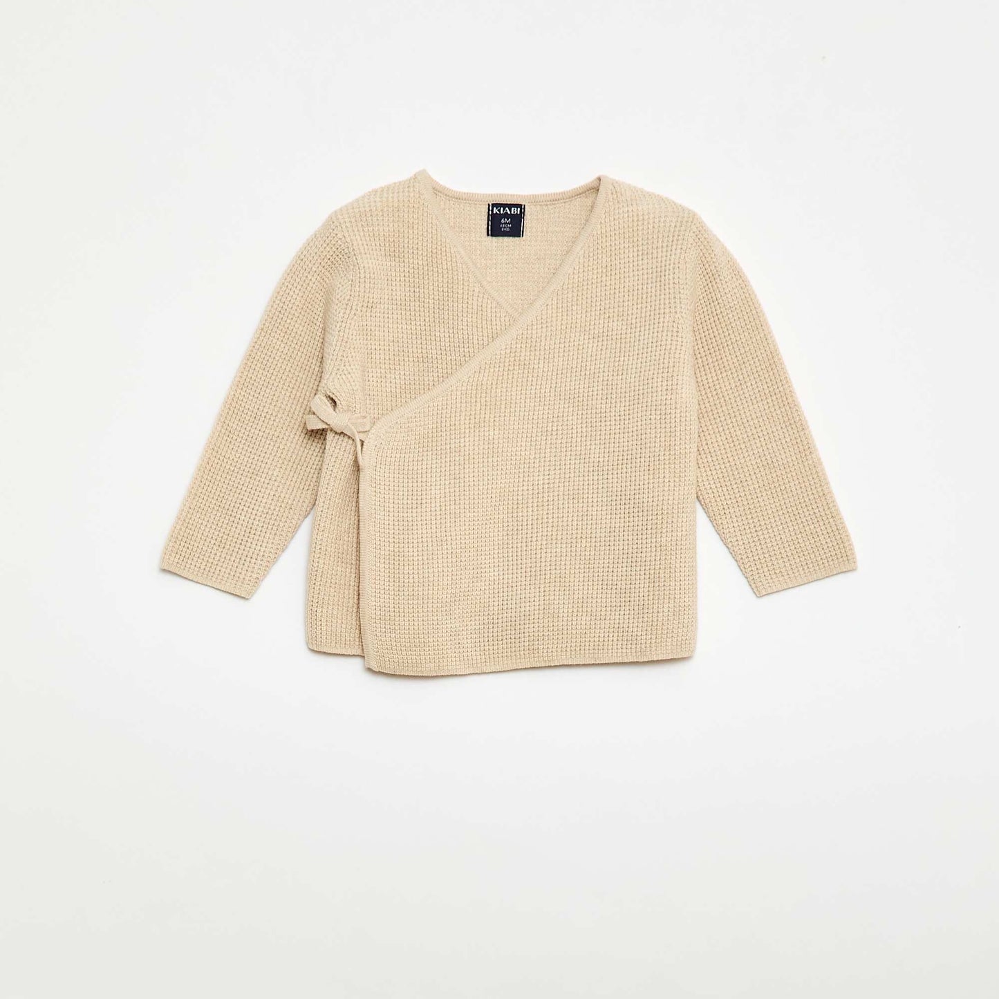 Ensemble gilet cache cœur + legging en maille - 2 pièces BEIGE