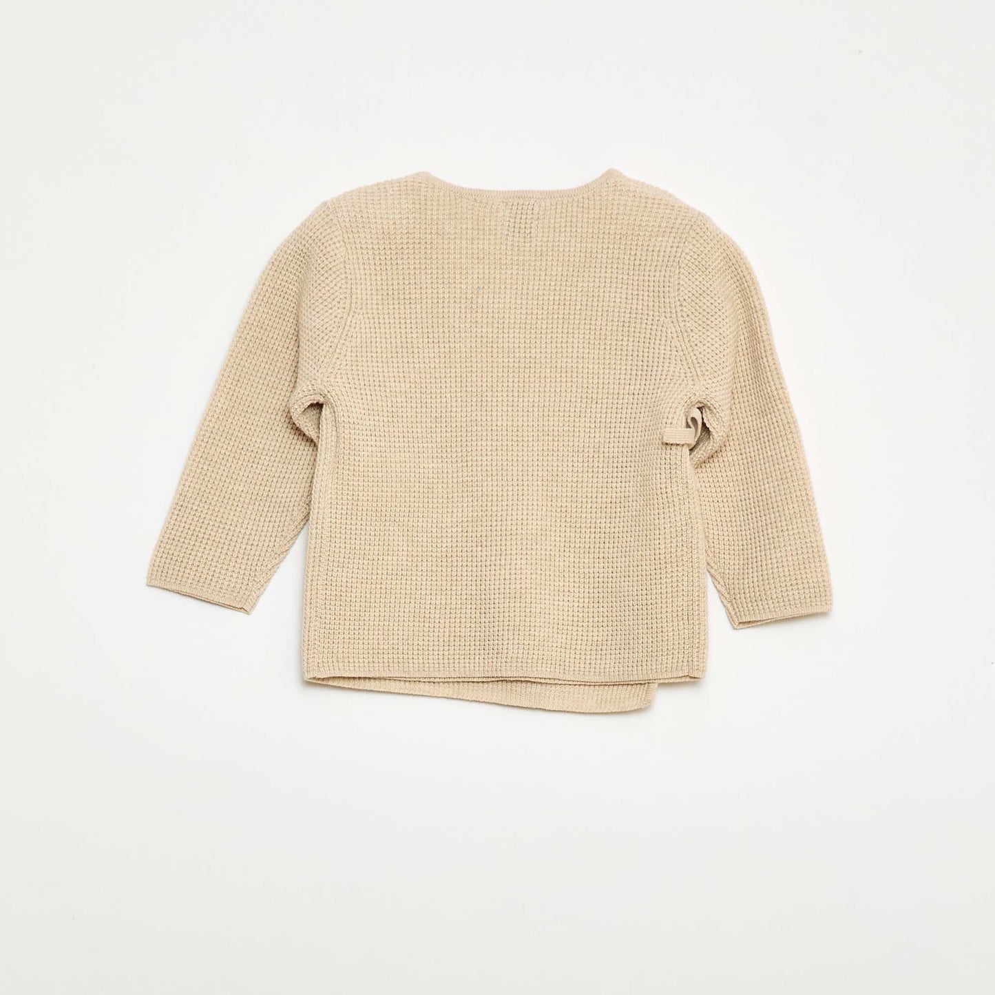 Ensemble gilet cache cœur + legging en maille - 2 pièces BEIGE