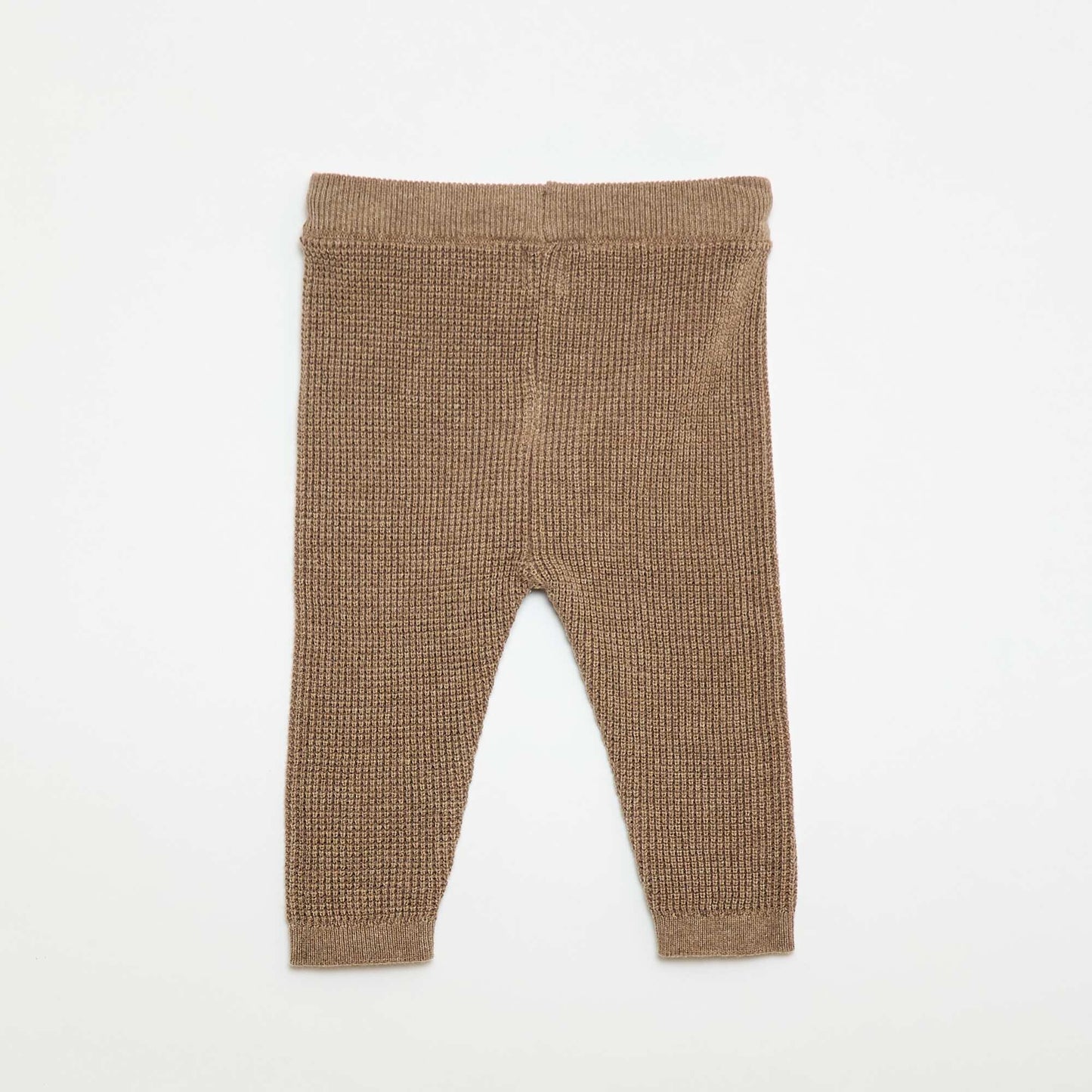 Ensemble gilet cache cœur + legging en maille - 2 pièces MARRON