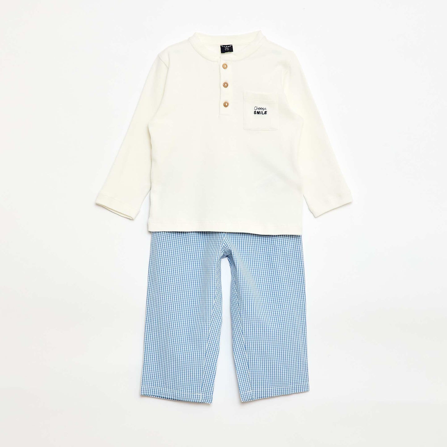 Ensemble pyjama long - 2 pièces BLEU