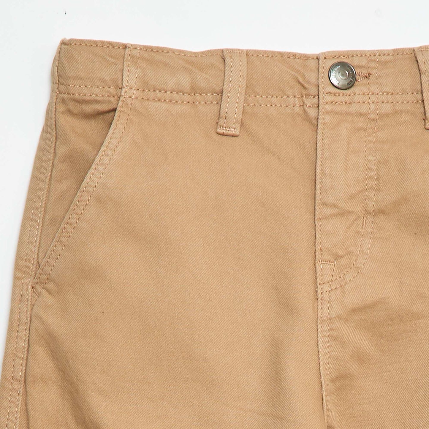 Pantalon multipoches uni BEIGE