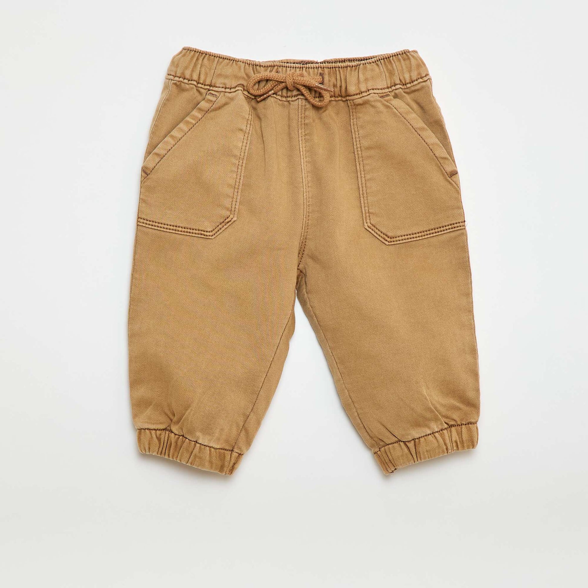 Pantalon relax fit BEIGE