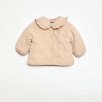 Doudoune matelassée en cœurs BEIGE
