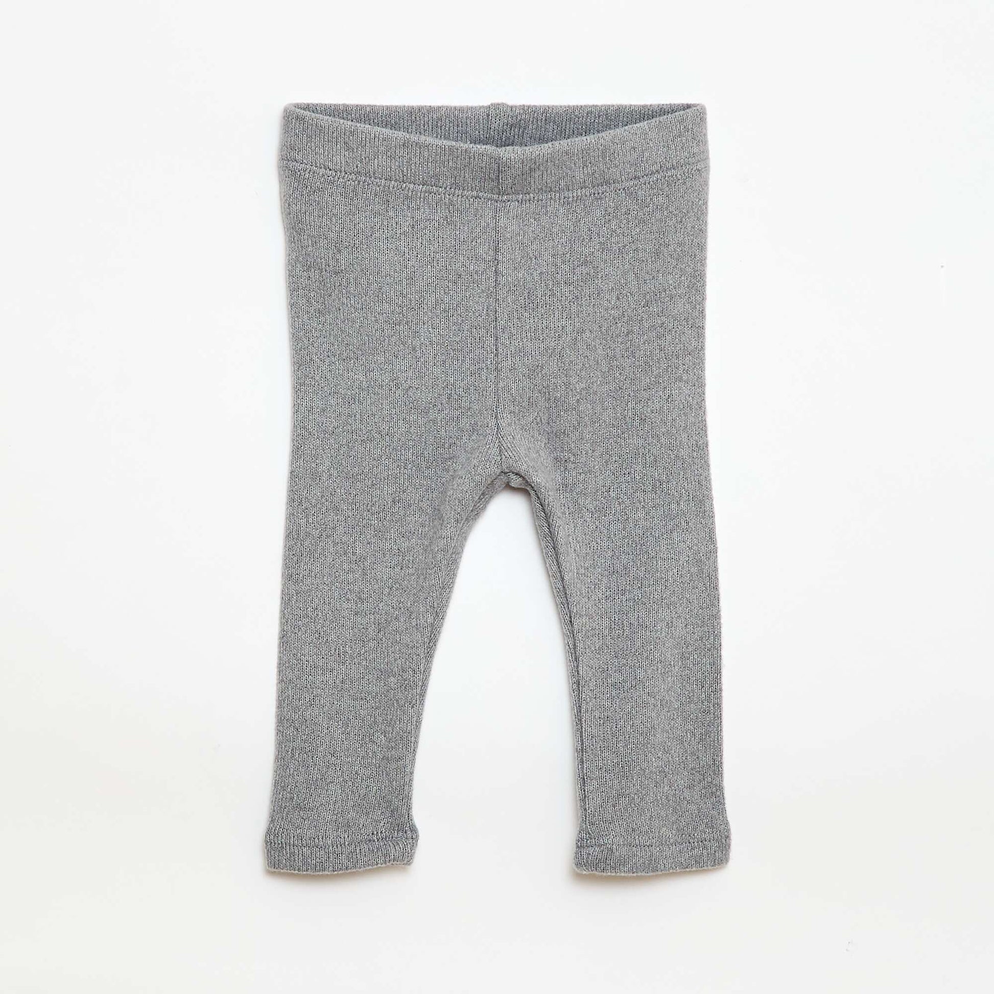 Ensemble 2 pièces en maille doudou GRIS
