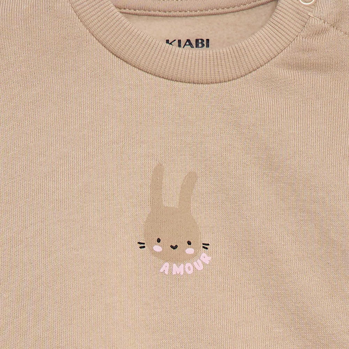 Ensemble de jogging sweat volanté + pantalon - 2 pièces BEIGE