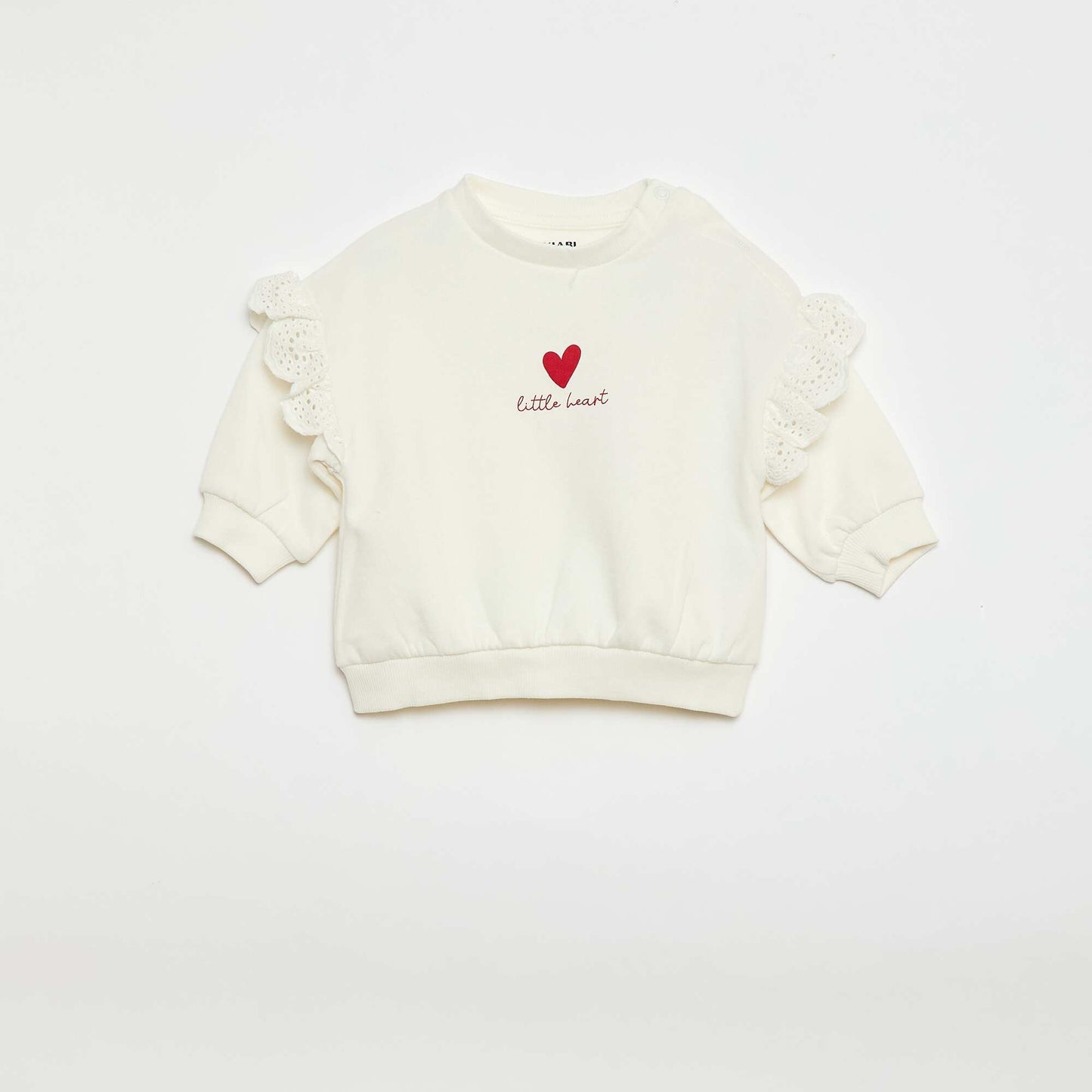 Ensemble de jogging sweat volanté + pantalon - 2 pièces BEIGE