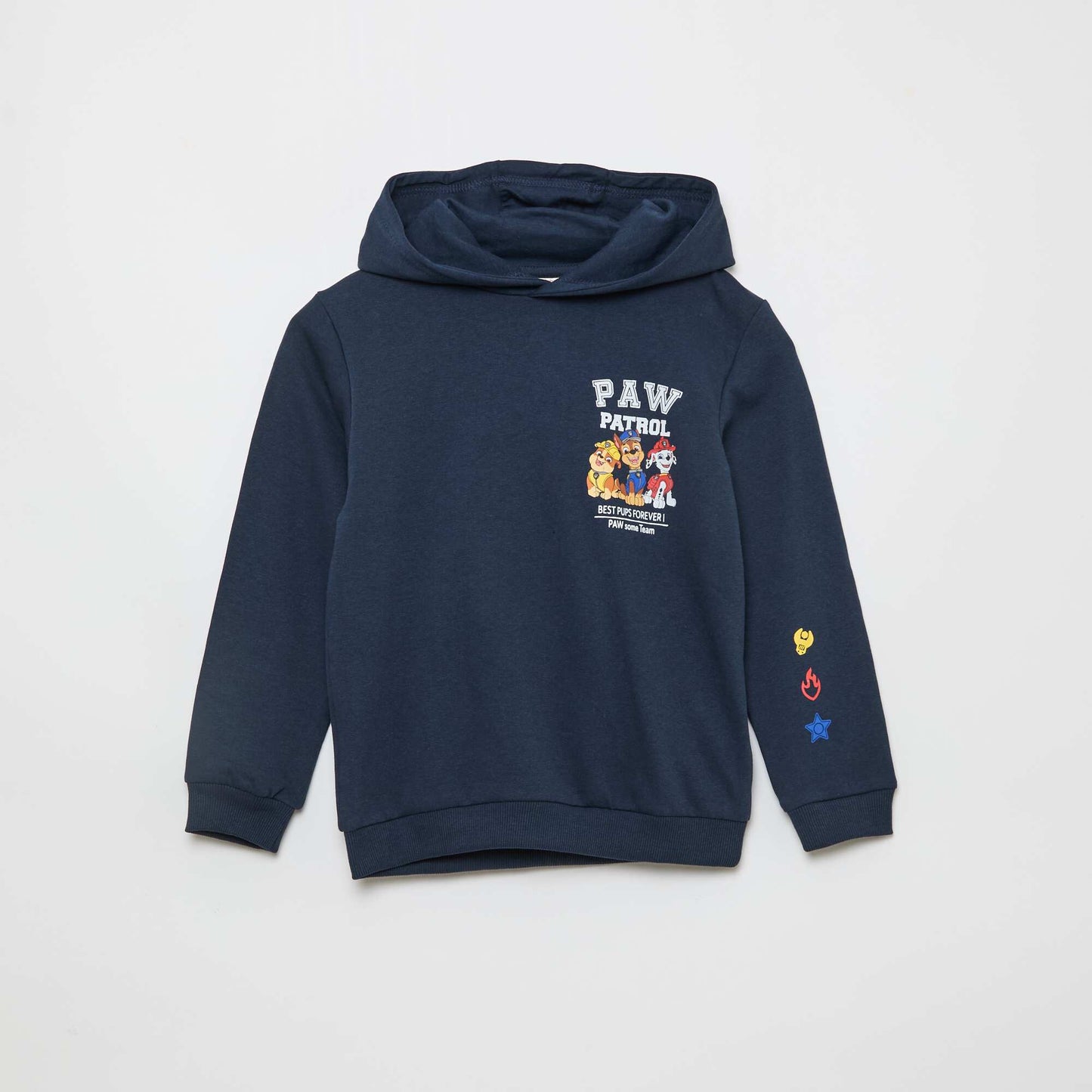Sweat à capuche en molleton 'Pat'patrouille' BLEU
