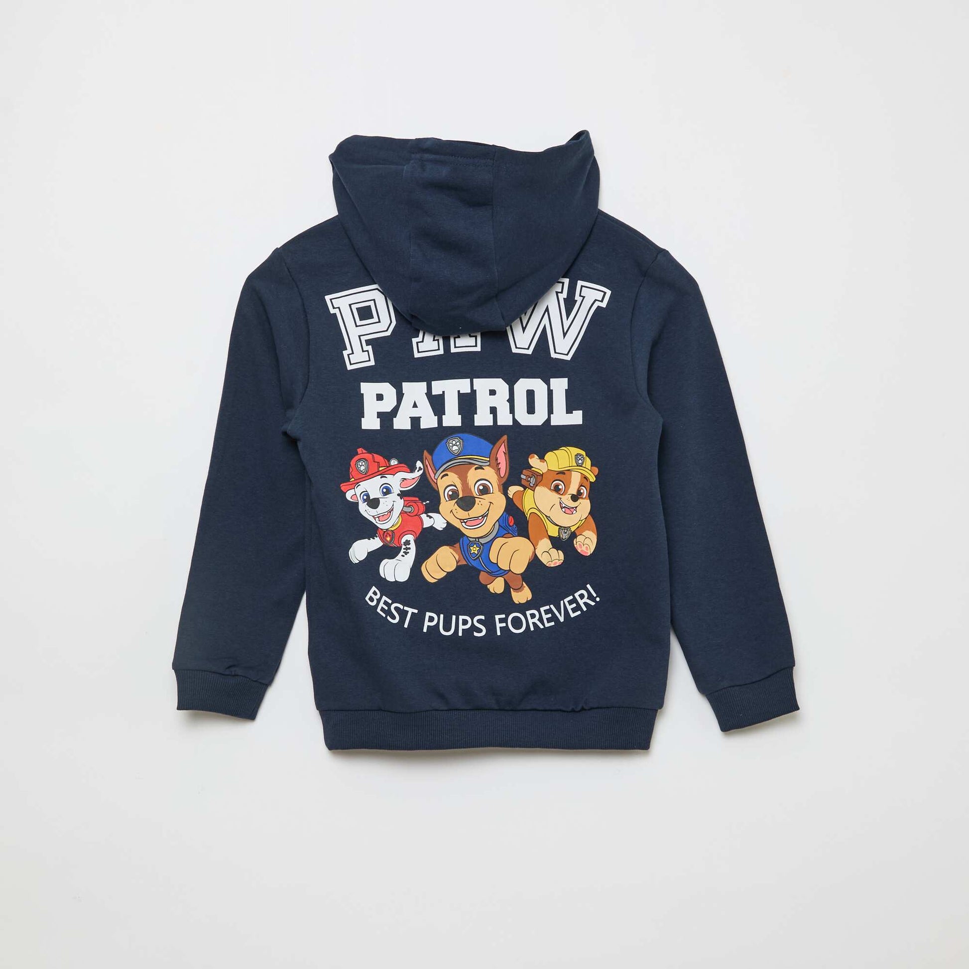 Sweat à capuche en molleton 'Pat'patrouille' BLEU