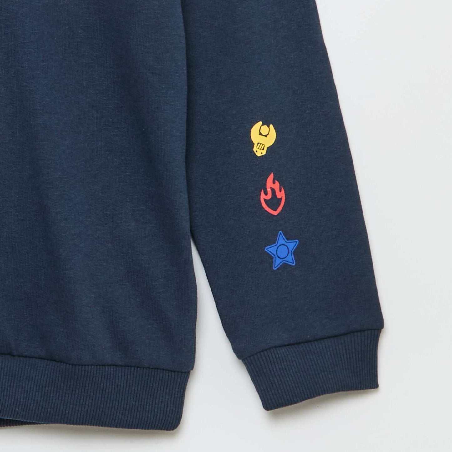 Sweat à capuche en molleton 'Pat'patrouille' BLEU
