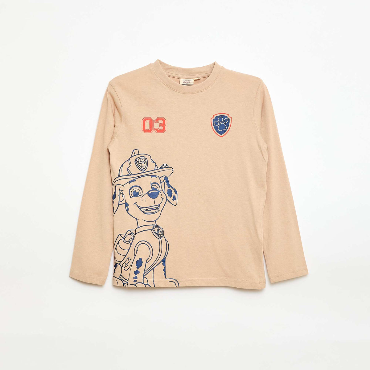 T-shirt manches longues 'Pat'patrouille' BEIGE