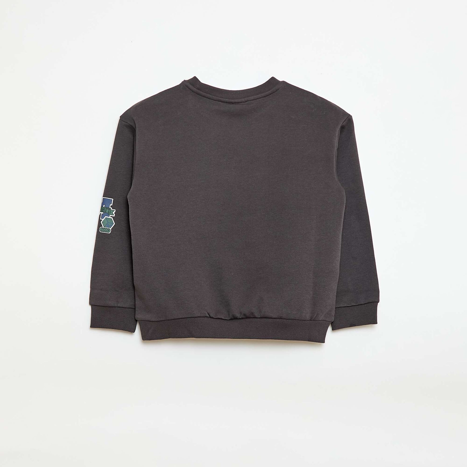 Sweat en molleton 'Minecraft' NOIR