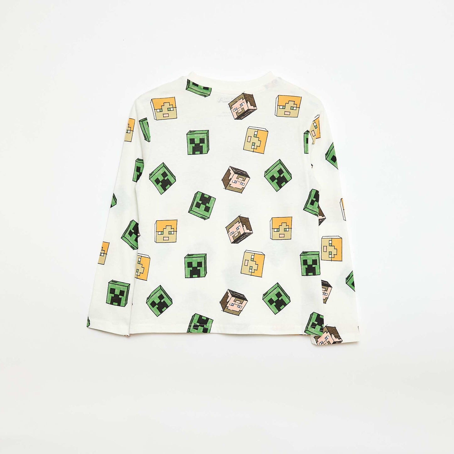 T-shirt imprimé 'Minecraft' BLANC