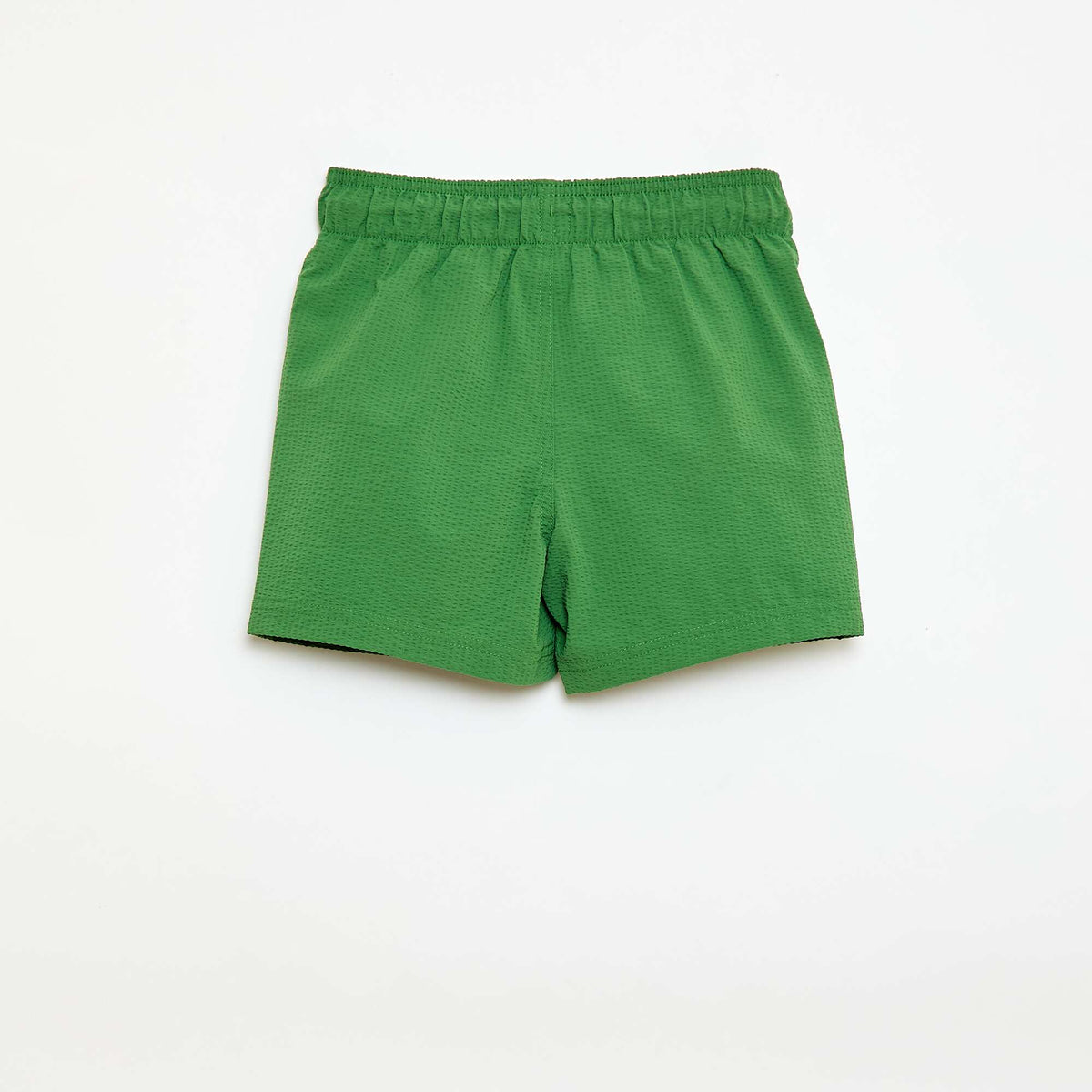 Short de bain uni VERT