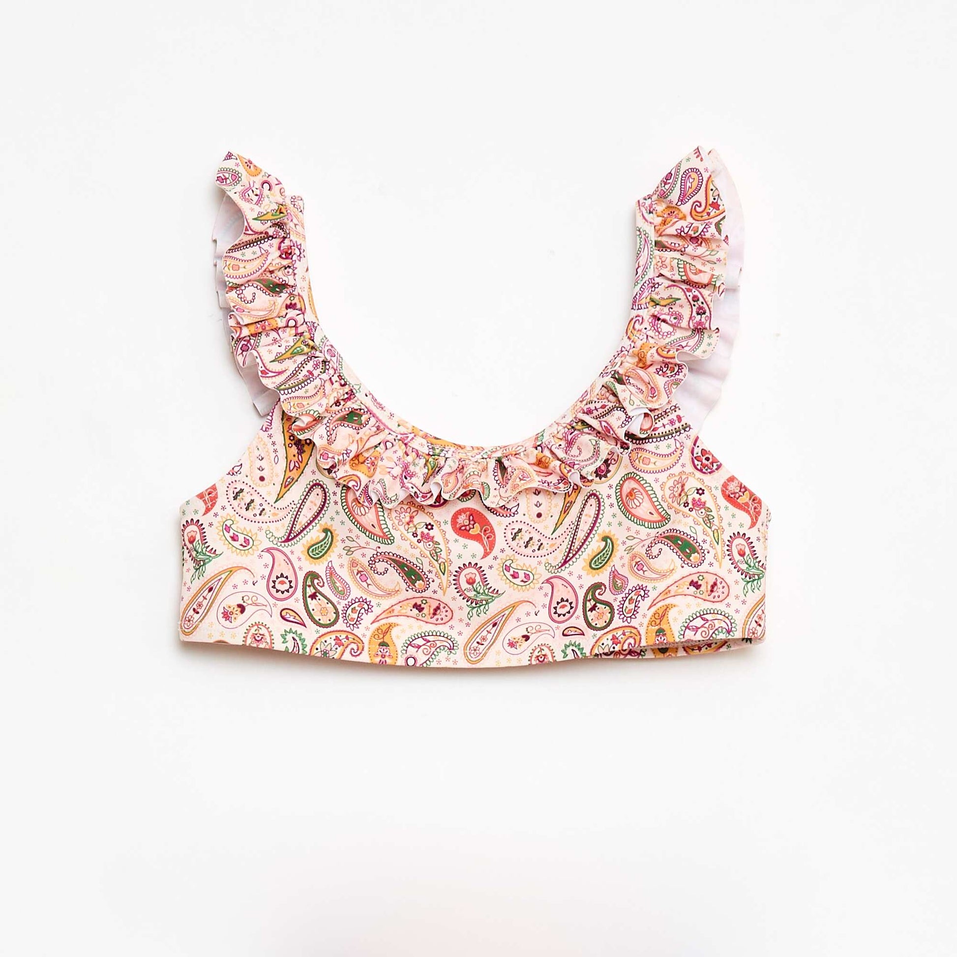Maillot de bain volanté - 2 pièces ROSE