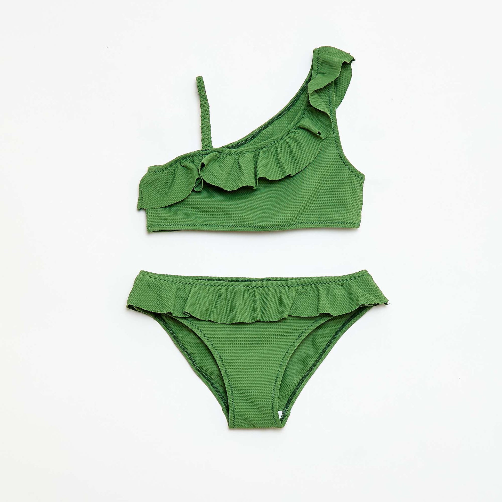 Maillot de bain fleuri - 2 pièces VERT