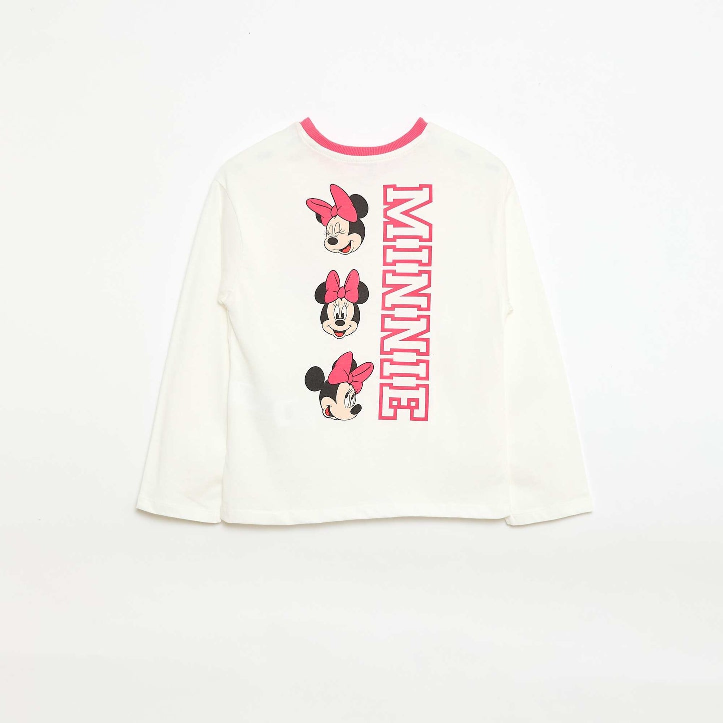 T-shirt imprimé fantaisie 'Minnie' 'Disney' BLANC