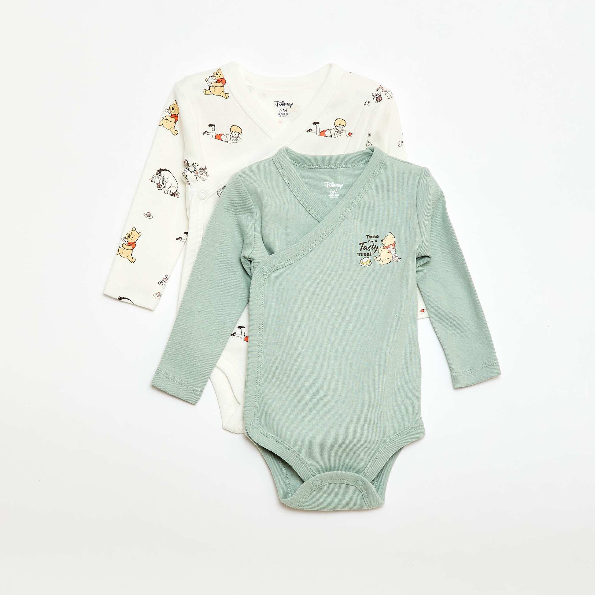 Lot de 2 bodies 'Minnie' VERT