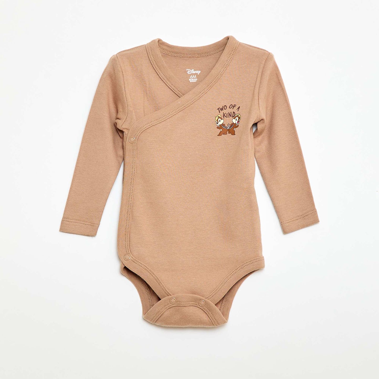 Lot de 2 bodies 'Tic Tac' BEIGE