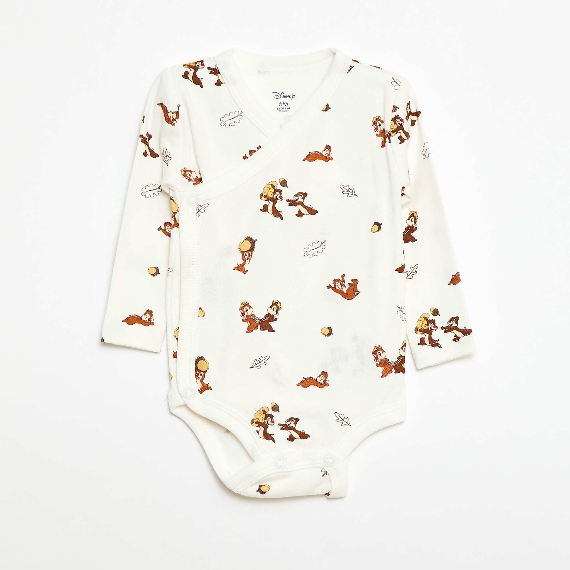 Lot de 2 bodies 'Tic Tac' BEIGE