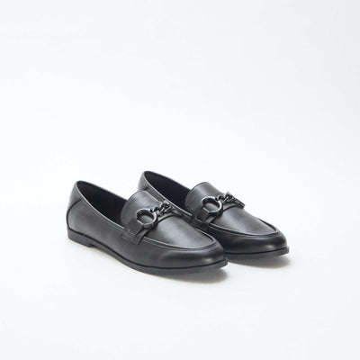 Mocassins avec chaîne NOIR