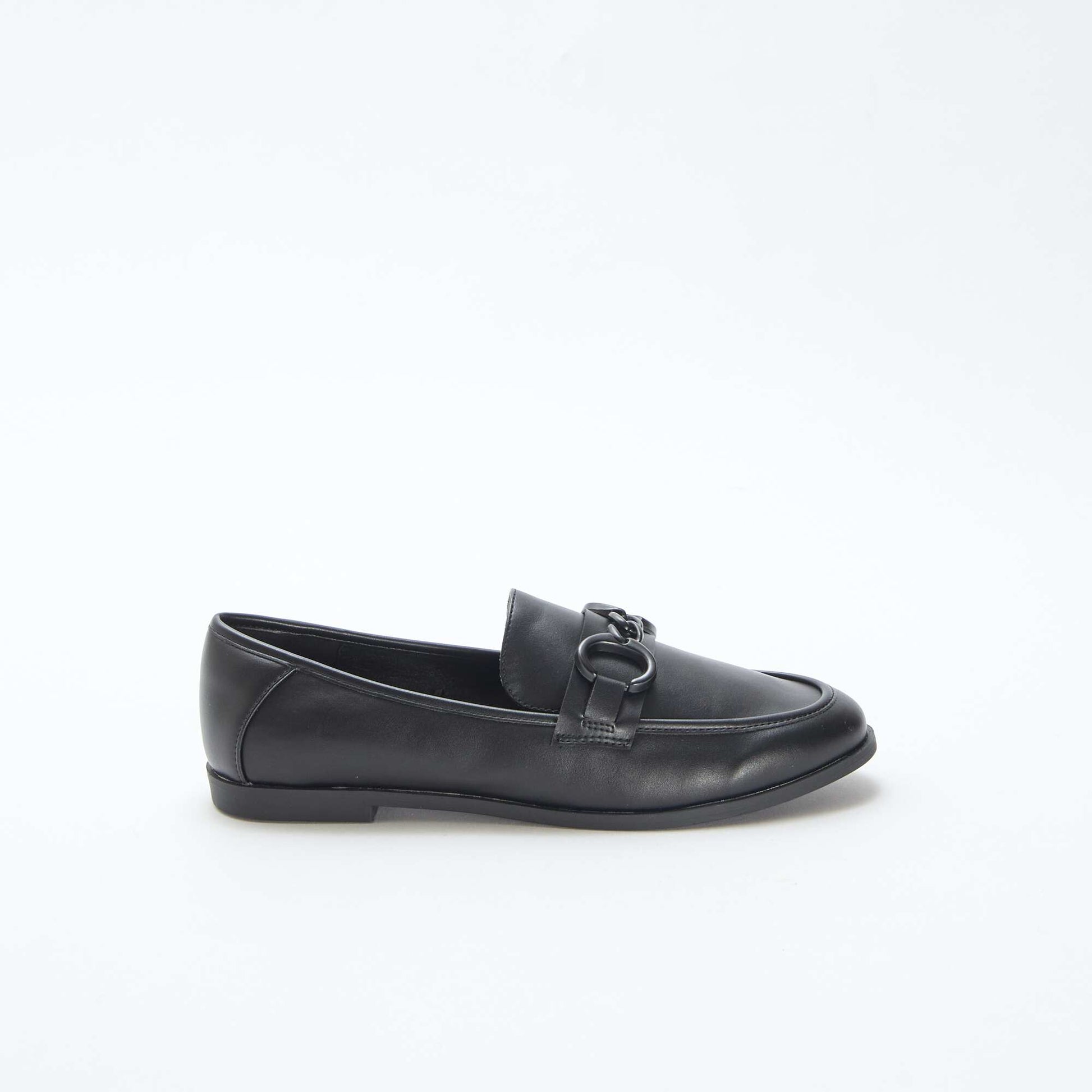 Mocassins avec chaîne NOIR