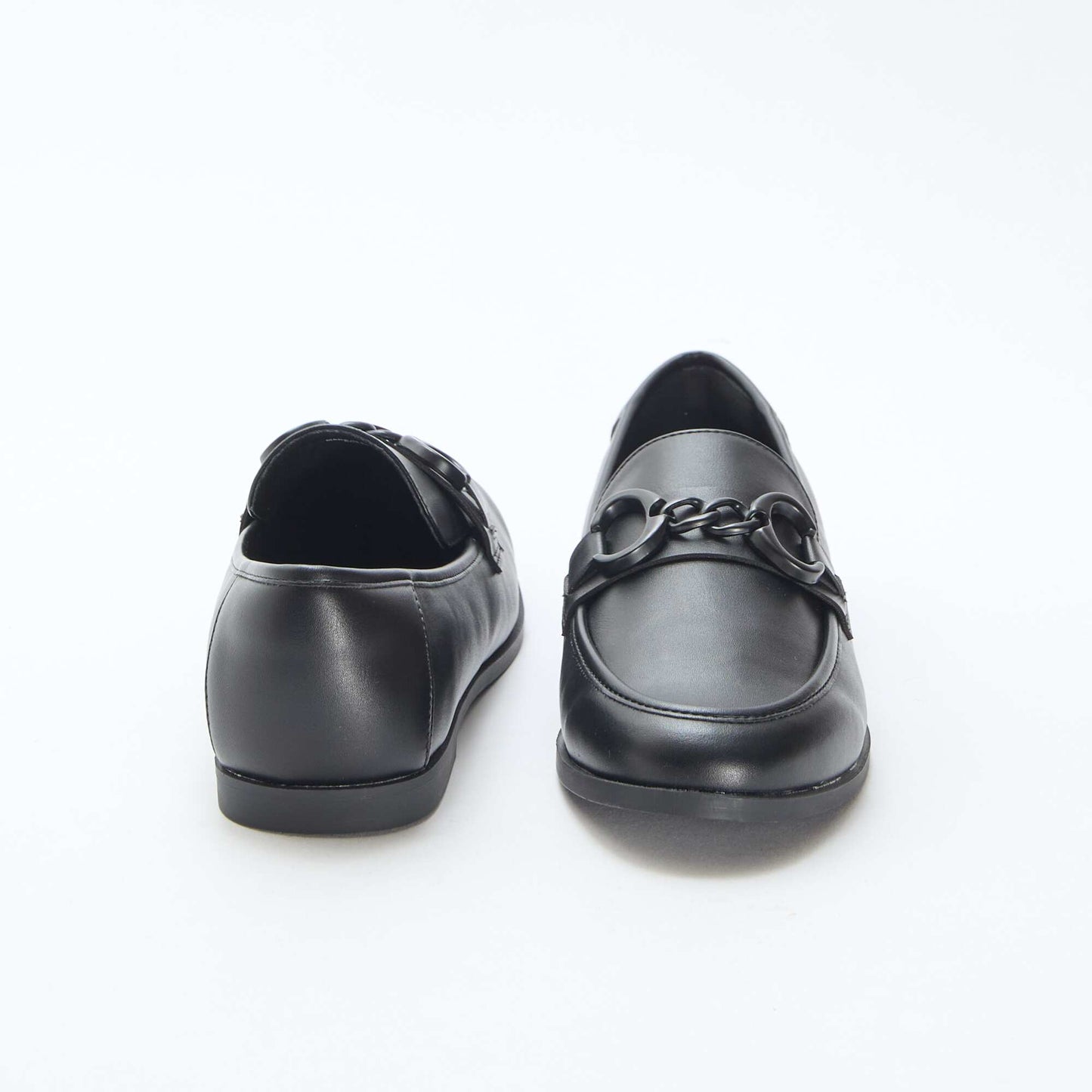 Mocassins avec chaîne NOIR