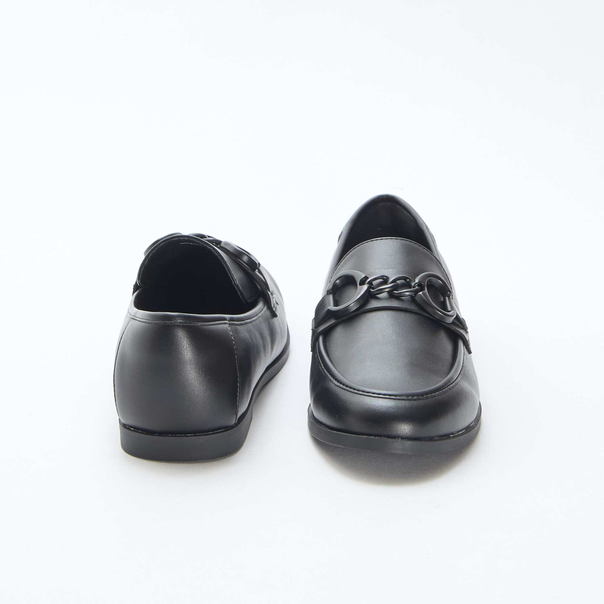 Mocassins avec chaîne NOIR