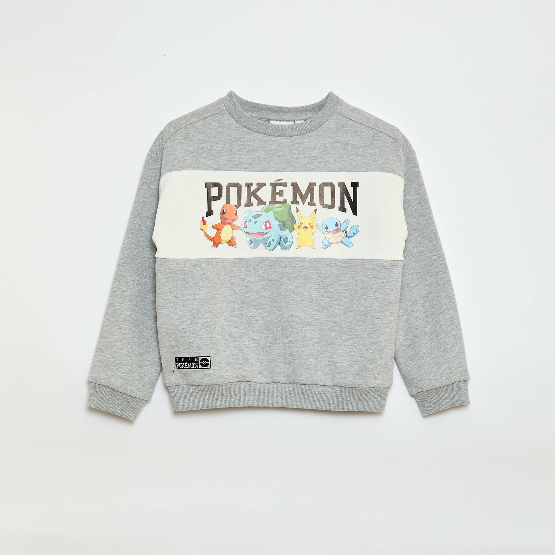 Sweat 'Pokémon' à col rond GRIS