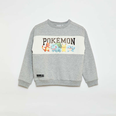 Sweat 'Pokémon' à col rond GRIS