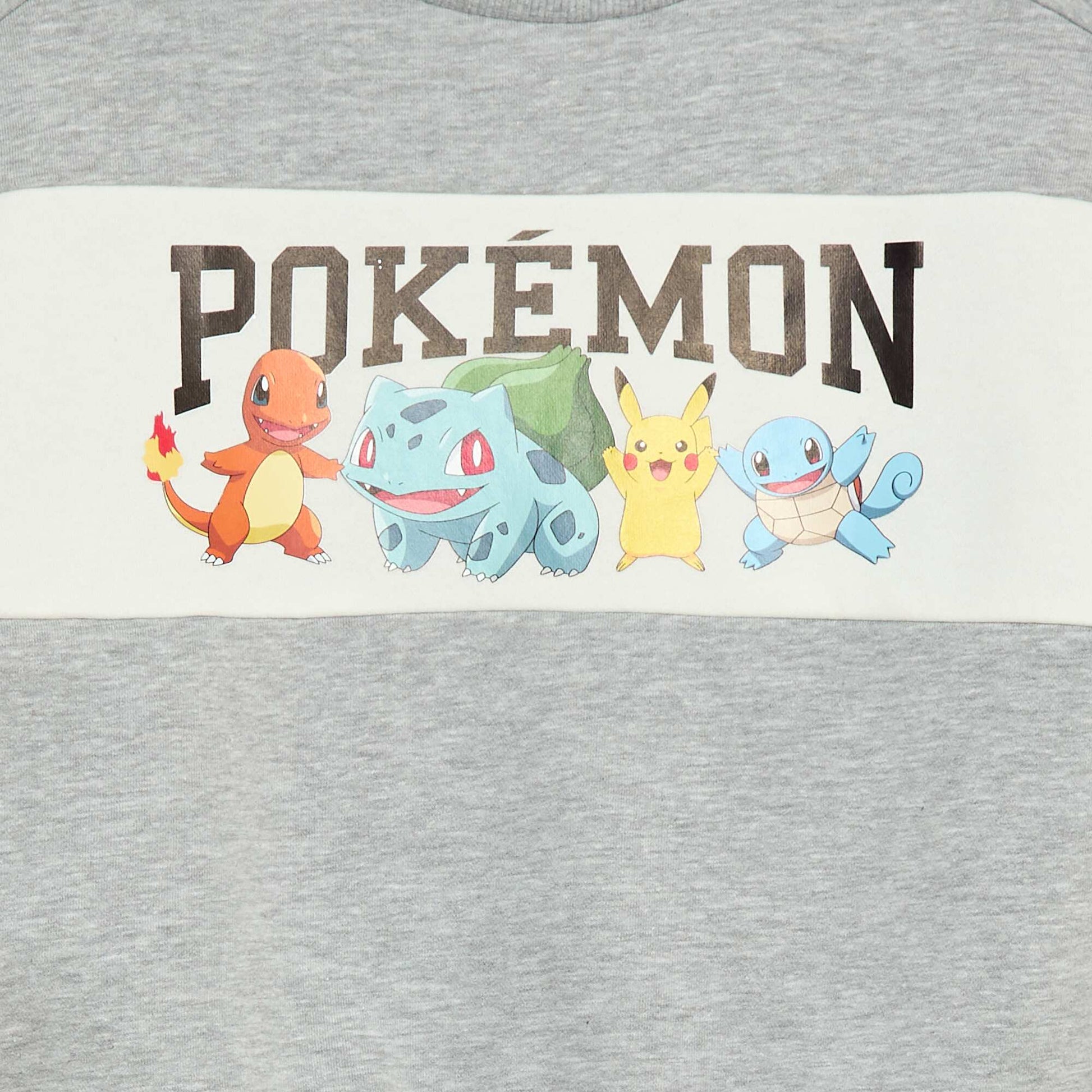 Sweat 'Pokémon' à col rond GRIS
