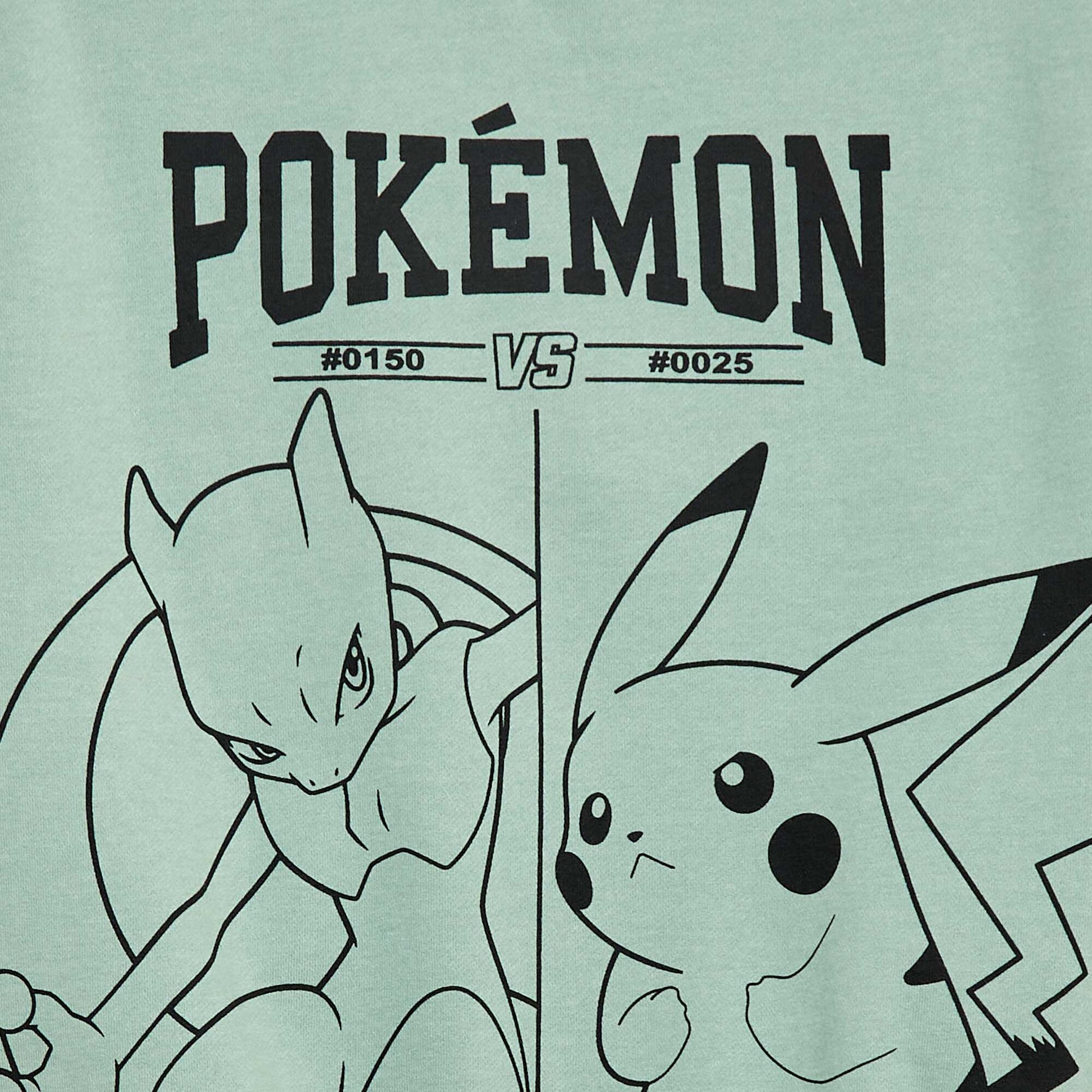 Sweat 'Pokémon' à col rond VERT