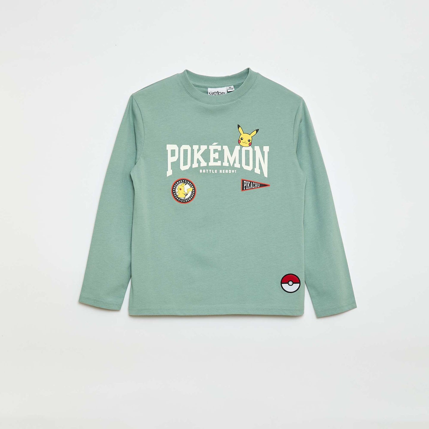 T-shirt Pokémon à manches longues VERT