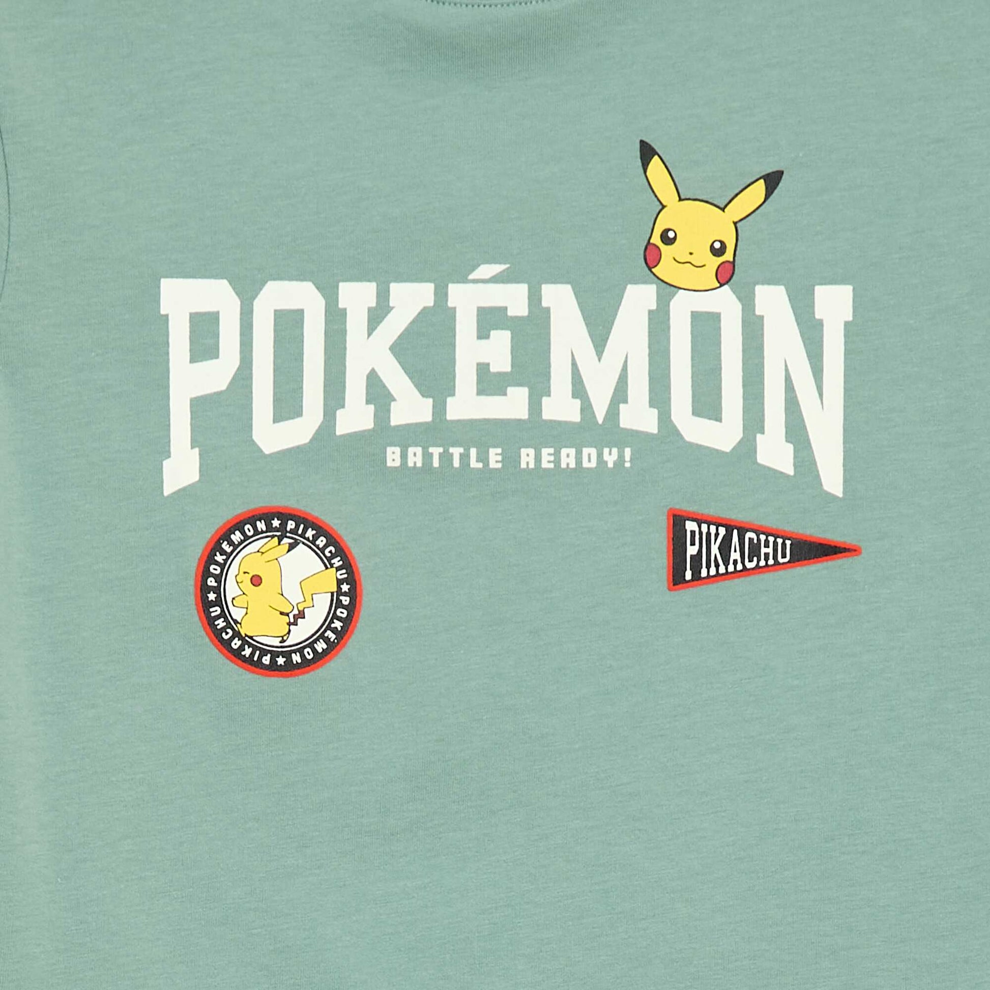 T-shirt Pokémon à manches longues VERT
