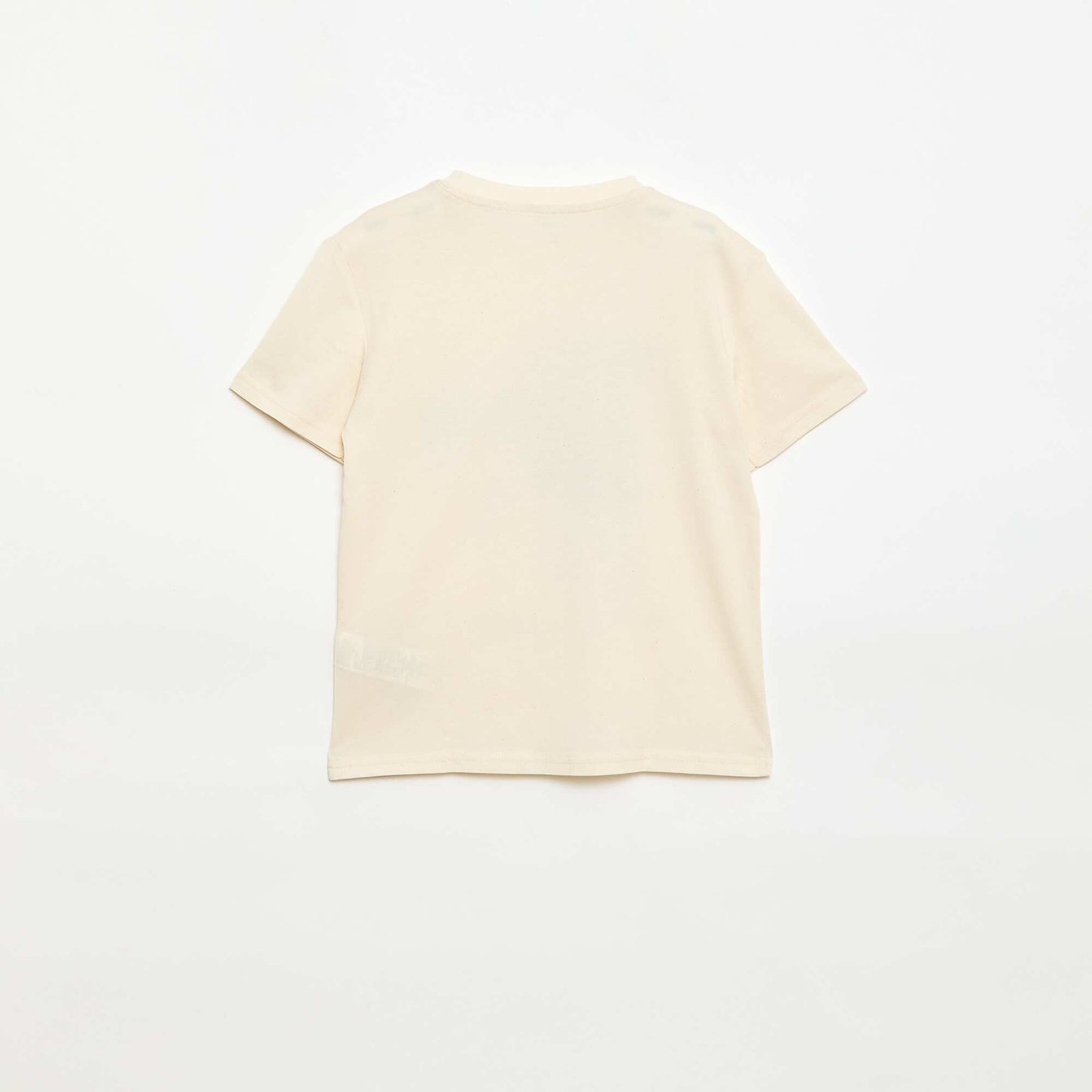 T-shirt à manches courtes imprimé BLANC