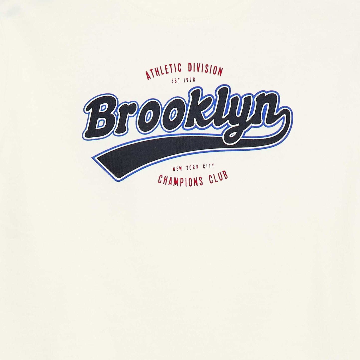 T-shirt à manches courtes imprimé BLANC