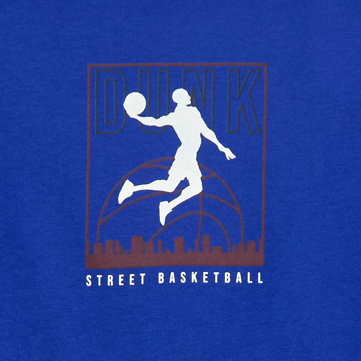 T-shirt à manches courtes imprimé BLEU