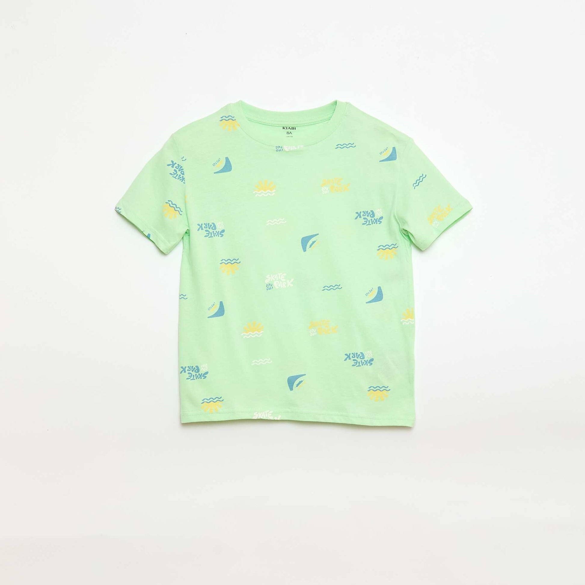 Lot de 3 t-shirts en coton BLEU