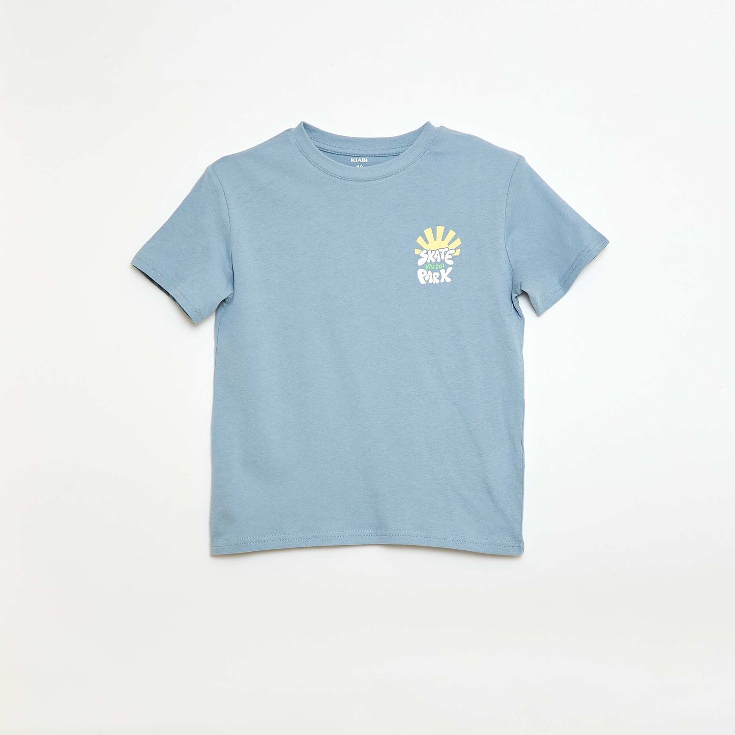 Lot de 3 t-shirts en coton BLEU