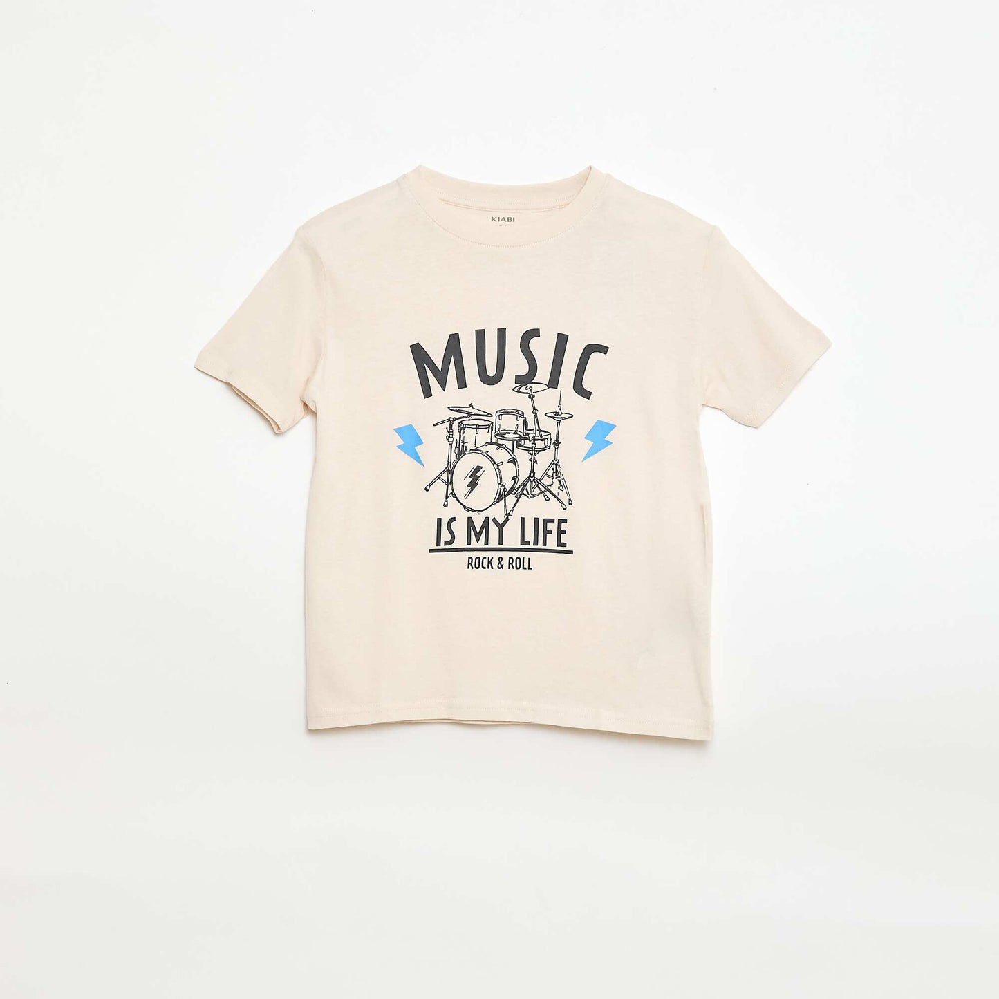 Lot de 3 t-shirts en coton BLEU