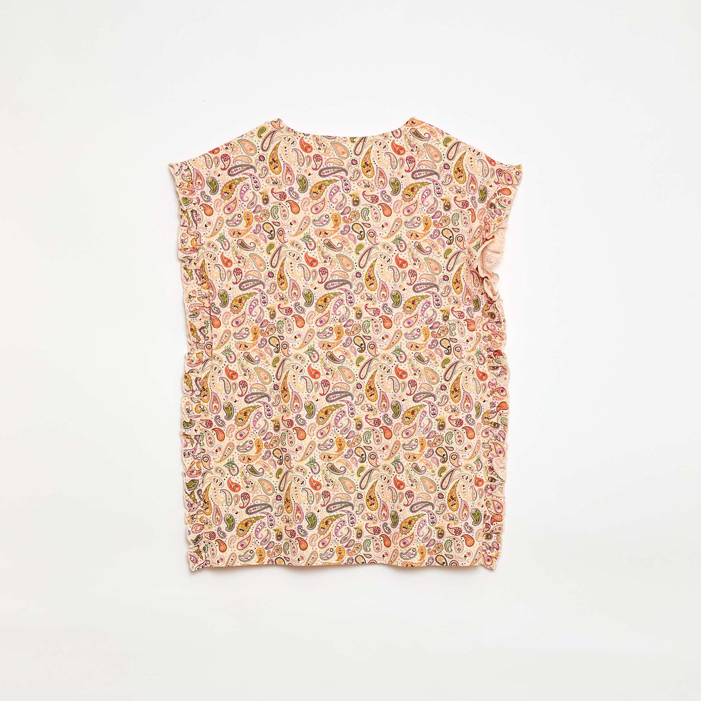 Robe forme poncho volantée ROSE