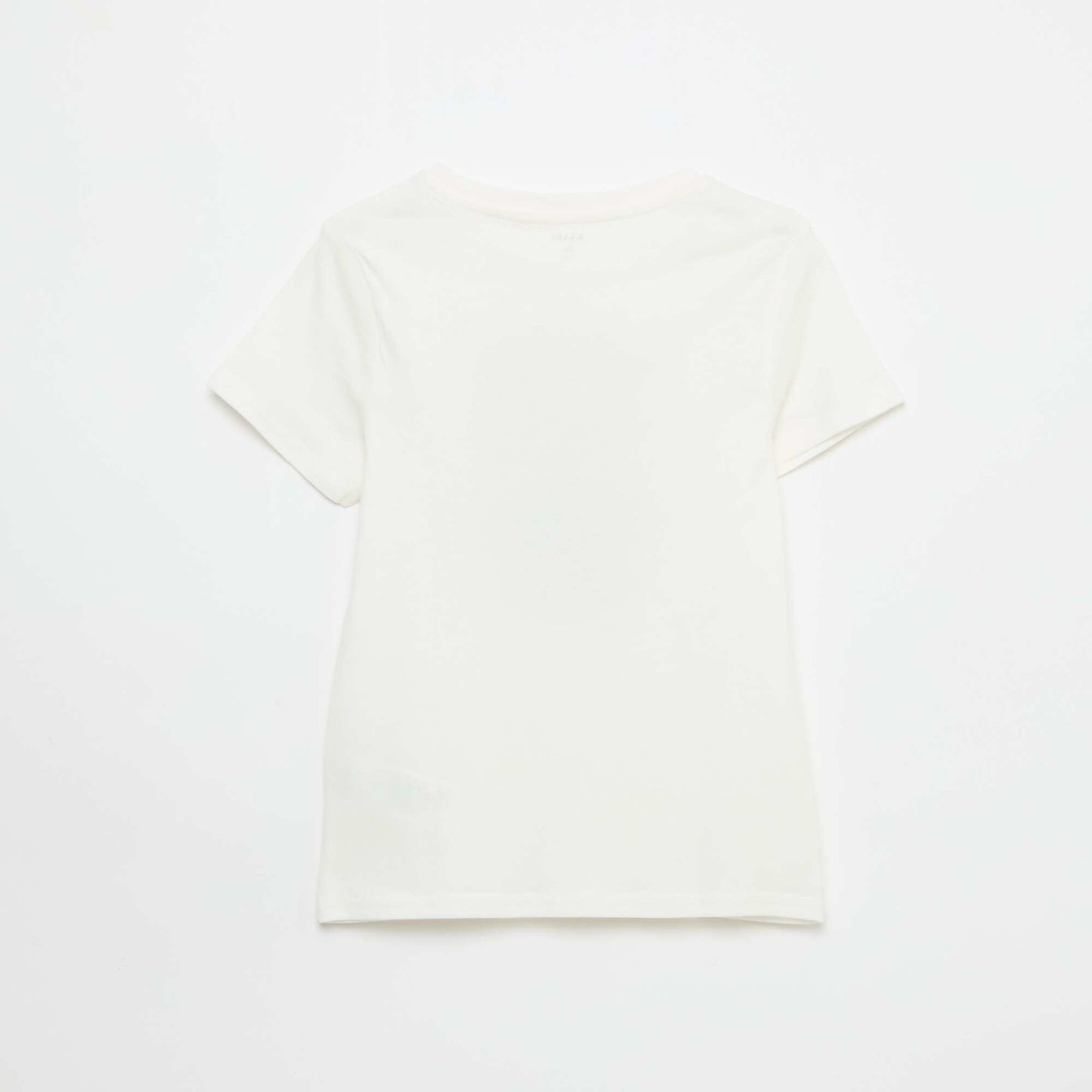 T-shirt imprimé à message BLANC