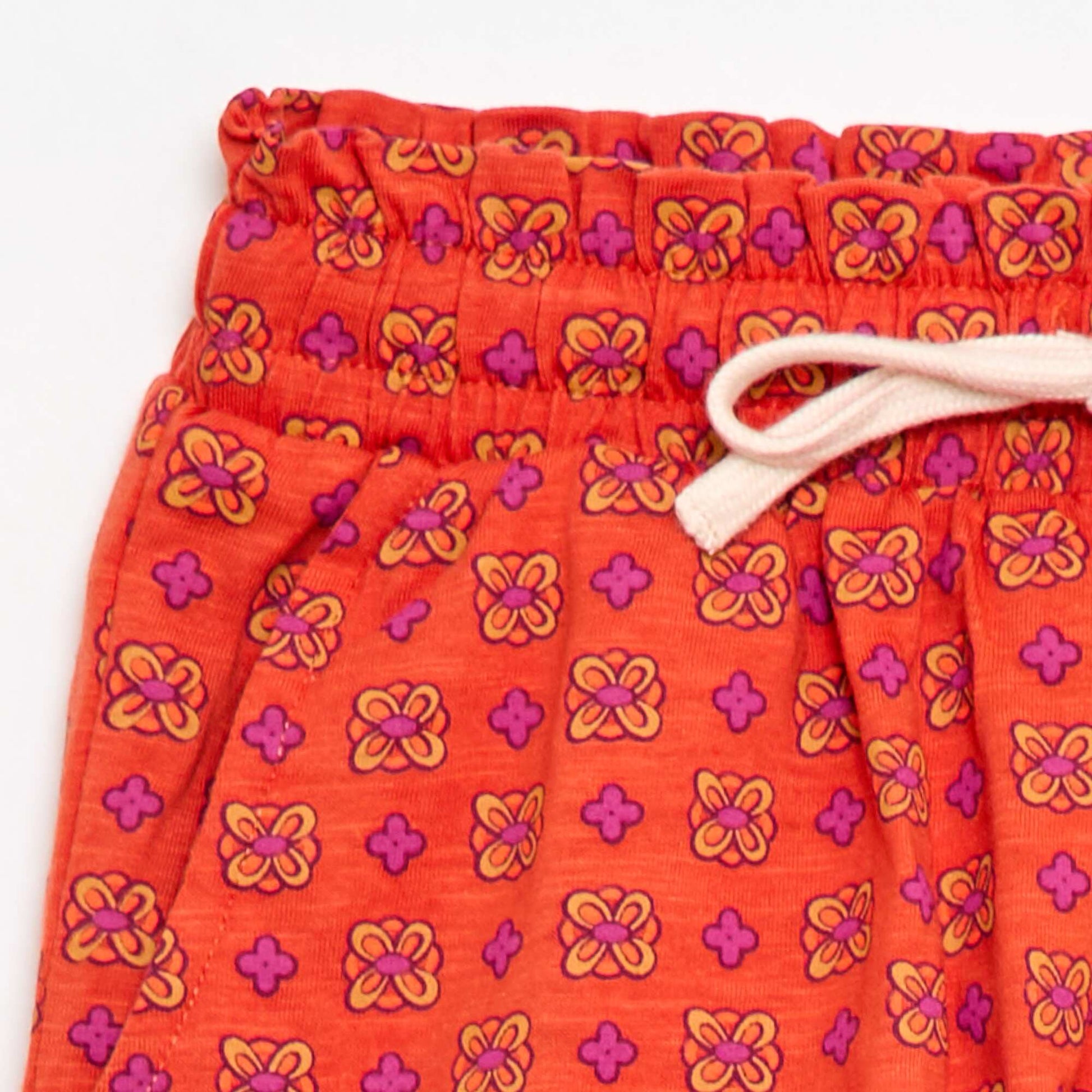 Short de bain à motif ORANGE
